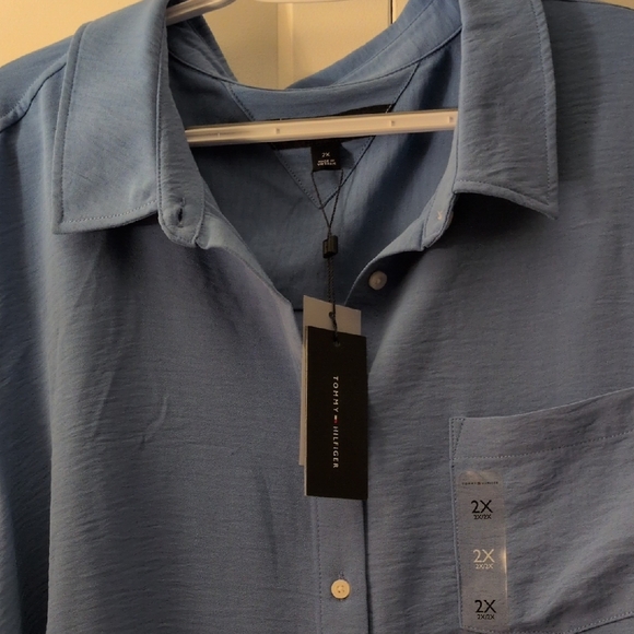 Tommy Hilfiger Blue Button-Up Shirt - Picture 13 of 13